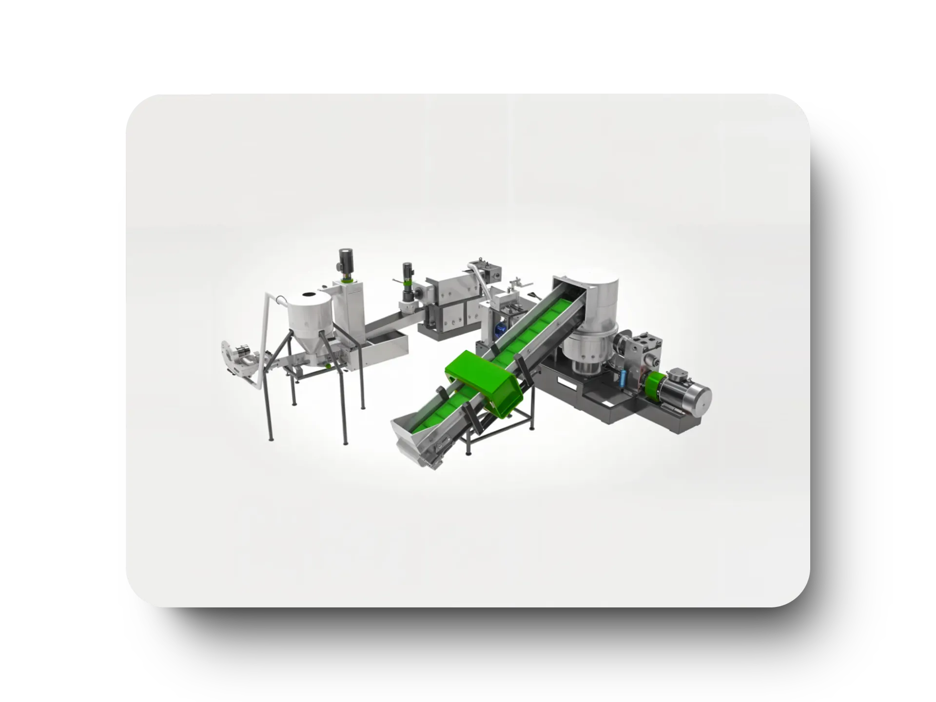 Pelletsmaskin/Extruder